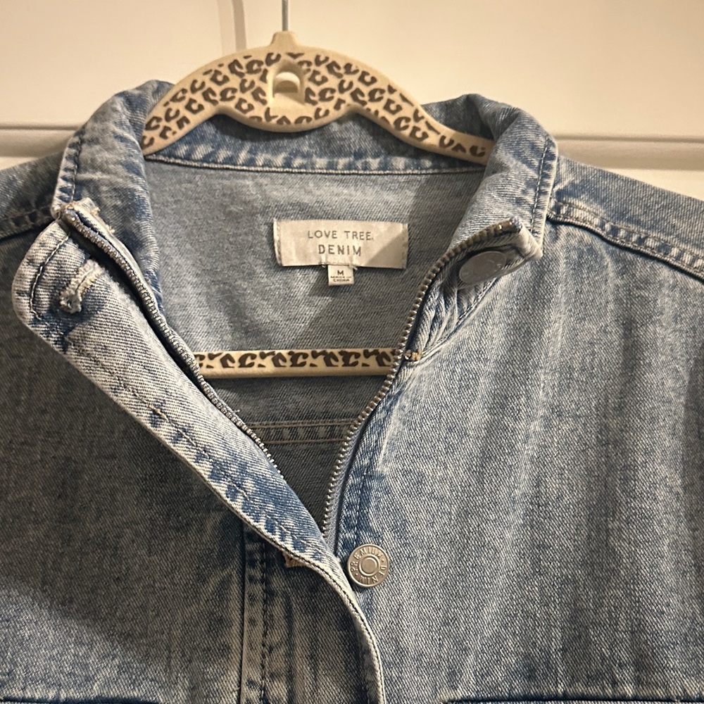Love tree denim Light Blue Denim Jacket - Picture 2 of 5
